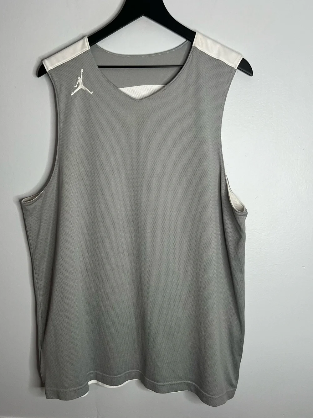 Vintage Air Jordan Space Jam Monstars Reversible Jersey Mens XL Grey Y2K